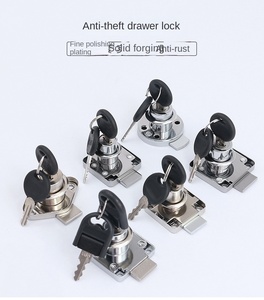 Furniture Fitti Drawer <strong>Lock</strong> Desk Flat Head Drawer <strong>Lock</strong> Office Desk Cupboard Wardrobe Cabinet Door Drawer <strong>Lock</strong>