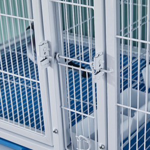 Encrypted Multi Tier Pigeon <strong>Cage</strong> Anti Predator Mating Breeding <strong>Cage</strong> With Feeders Trays And Wheels For Pigeon Loft Backyard - Product Image 3