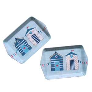 <span class=keywords><strong>Plateau</strong></span> de service en mélamine de taille <span class=keywords><strong>mini</strong></span> avec 2 poignées <span class=keywords><strong>Plateau</strong></span> en plastique personnalisé 8 pouces - Product Image 2