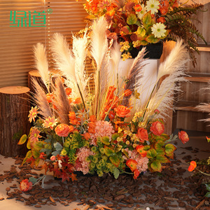 Bouquet de fleurs artificielles Greenway HY-BM11 Décoration d'automne Paysage de jardin intérieur - Product Image 2