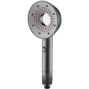 New Modern Design Bathroom High Pressure Water Saving Massage Function ABS Handheld shower head with water stop button