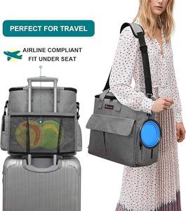 Free sample <b>Dog</b> Travel Bag, Weekend <b>Dog</b> Travel Accessories for Camping, Pet Travel Bags with 2 <b>Collapsible</b> <b>Dog</b> <b>Bowls</b> - Product Image 6