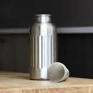 New Retro Design Custom Food Grade Doubl Wall 18/8 Stainless Steel Cycling Thermos Vacuum Bottle Flask