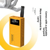 Banque d'alimentation à batterie Li-polymère à affichage LED de 30 000 mAh à charge ultra-rapide PD avec entrée Type-C et Micro USB