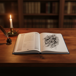 Impresión de Libros de Anime en Blanco y Negro con Tapa Dura Digital, Cubierta de Tela, Material de Cartón, Servicios de Impresión de Tamaño Personalizado - Product Image 4