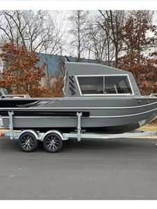 <span class=keywords><strong>Yate</strong></span> Deportivo Moderno de Lujo de 22 Pies, Fabricado en Aluminio Soldado, con Cabina <span class=keywords><strong>para</strong></span> <span class=keywords><strong>6</strong></span> <span class=keywords><strong>Personas</strong></span>, Lancha Rápida <span class=keywords><strong>para</strong></span> Pesca - Product Image 2