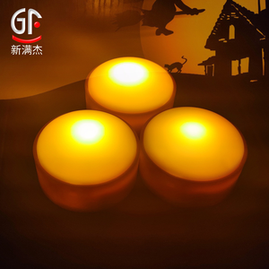 Nueva Decoración de Halloween con Calabaza Luminosa Naranja para Exteriores con Control Remoto / Temporizador LED - Product Image 4