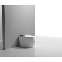 Modern Apartment Ceramic Induction Flush Electric Toilet Star Hotel Washroom Easy to Clean Integrated Dmart Flush Toilet