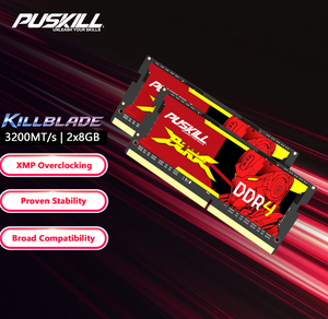 แรมแล็ปท็อป PUSKILL รุ่น DDR4 8GB 16GB 2666 3200 Sodimm CL22 260 พิน สำหรับอัปเกรดหน่วยความจำแล็ปท็อป - Product Image 1