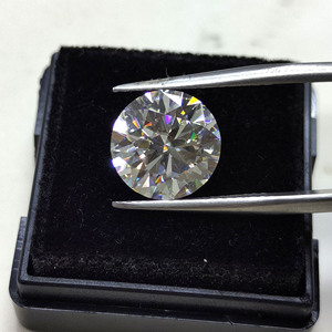 Moissanita sintética creada en laboratorio, corte brillante, piedra suelta de 6 mm a 10 mm, moissanita suelta de corte redondo - Product Image 6