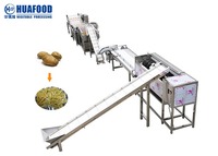 Petite machine entièrement automatique pour la fabrication de frites surgelées fraîches, ligne de production de frites de pommes de terre