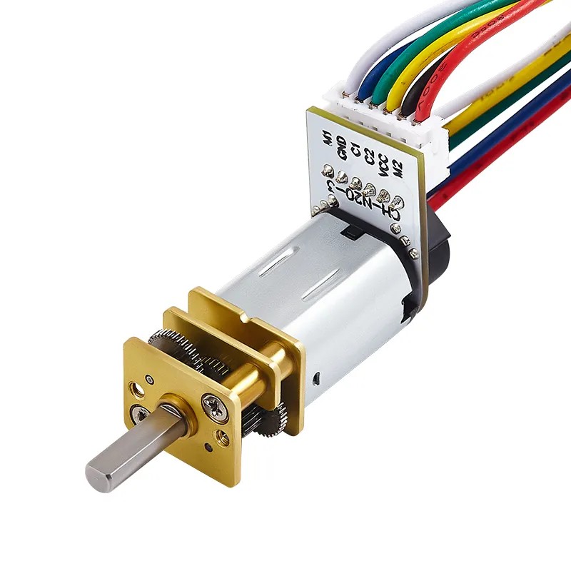 Motor elétrico micro velocidades, motor de engrenagem JGA12-N20 dc 3v 6v 12v 3000rpm 12mm n20 motor com codificador