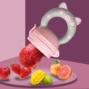 Cibo fresco ciuccio alimentatore per il bambino in Silicone capezzolo Piggy frutta Nibbler bambini modello animale fascia di età 0-12 mesi - Product Image 5
