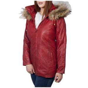 Elegante chaqueta de cuero ajustada para mujer Elegante ropa de abrigo suave ligera Perfecta para la ropa de calle urbana de primavera y otoño - Product Image 1