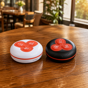 Retekess - Botón Inalámbrico para Llamar al Camarero, 400 MHz, Alcance de 200 pies, Dispositivo de Llamada para Mesa de Restaurante, Cafetería, Hotel, Clínica - Product Image 1