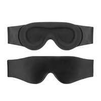 Masque pour les yeux en soie de mûrier 3D profilé, nouvelle conception 3.0, occultation totale premium, qualité 6A, réutilisable, mousse à mémoire de forme