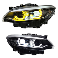 Lampu Depan LED Dua Warna JY untuk Seri 2 F22 F23 14-20 Model Spoon DRL Proyektor Headlamp Plug & Play Retrofit Stok Lokal