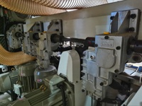 Máquina moldeadora de madera de cuatro lados de 6 cabezales de alta resistencia Premium para carpintería eficiente