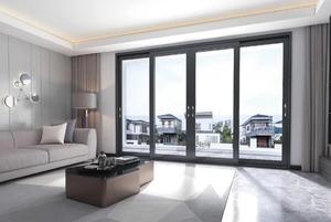 <span class=keywords><strong>Porte</strong></span> <span class=keywords><strong>coulissante</strong></span> magnétique moderne à double rail en aluminium et verre pour maison, hôtel, chambre, salon – <span class=keywords><strong>Porte</strong></span> intérieure en verre : La solution tout-en-un - Product Image 2