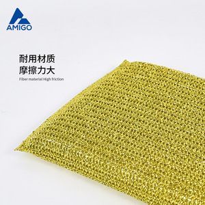 Éponge abrasive rectangulaire Amigo Gold pour la cuisine, nettoyage des casseroles et des poêles, haute densité, pour récurer les casseroles et les poêles - Product Image 4