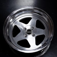 Juego de 2 Rines Cóncavos Cromados de 16-22 Pulgadas, PCD4x100 5x114.3 5x130, ET Personalizado, Estilo JDM Retro para Modificación de Autos de Pasajeros