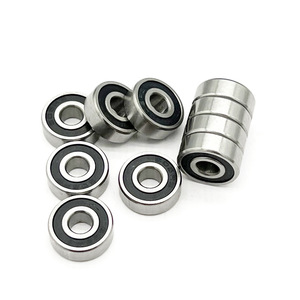 Rodamientos de Bolas en Miniatura 604-2RS 4x12x4mm Sellados con Tapas de Goma para Plantas de Fabricación - Product Image 1