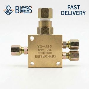 Válvula Divisora Progresiva de 2, 3, 4 y 6 Vías Compatible con SKF, Lincoln, Bijur y <span class=keywords><strong>Delimon</strong></span> para Sistemas de Lubricación - Product Image 3