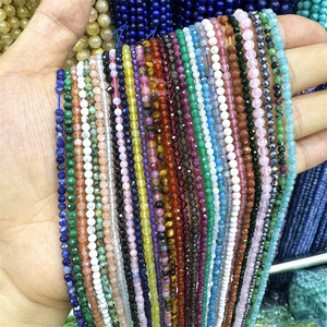 Cuentas <span class=keywords><strong>de</strong></span> Cristal Naturales Redondas Pequeñas al por Mayor <span class=keywords><strong>de</strong></span> Fábrica, Cuentas Sueltas para Hacer Joyería DIY, Cuentas Redondas Semiterminadas - Product Image 3