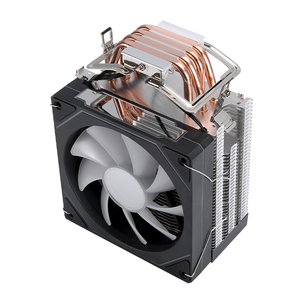 Ventilador de CPU QiuzAim X99 Tower 4/6 Tubos de Cobre, 12.ª Generación, 5v3 Pines ARGB, Disipador de Calor de 120 mm con Cubierta, PWM Silencioso, AM4/1150/<span class=keywords><strong>i5</strong></span>/2011 - Product Image 3