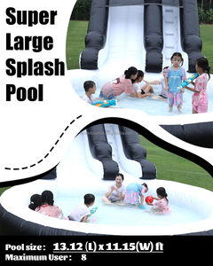 Casa de Brinco Inflable Negra de Grado Comercial para Niños y Adultos, Portátil, para Uso en Exteriores y Patios Traseros, <span class=keywords><strong>Inversión</strong></span> Comercial - Product Image 5