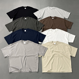 <span class=keywords><strong>T</strong></span>-<span class=keywords><strong>shirt</strong></span> Oversize da <span class=keywords><strong>Uomo</strong></span> 275GSM in Cotone 100% Tinta Unita, Stile Streetwear Retrò con Spalle Cadenti, Vestibilità Boxy e Taglio Corto - Product Image 1