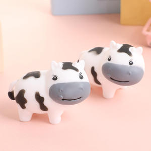 Cartoon Cow Squishy Toy Soft Squeeze Toy Stress Relief Sensory <b>Fidget</b> Toy Desktop Decoration for Kids Adults - Product Image 4