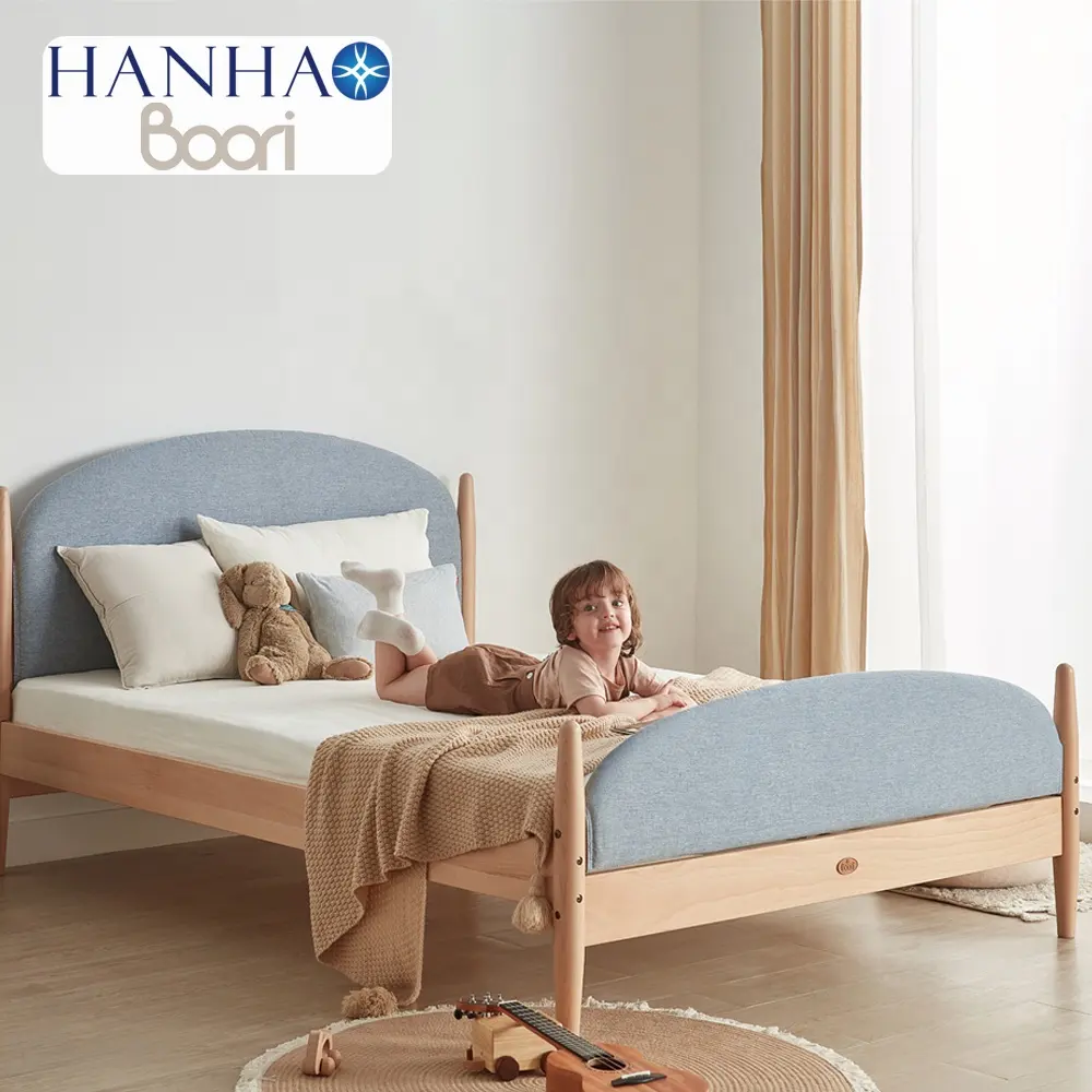 Only B2B Boori Wooden Single Size Bed Frame For Kids Solid Wood Children Beds