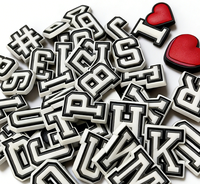 Charmes Alphabetiques DIY de Haute Qualité 2025, 26 Lettres et Chiffres, Charmes pour Sabots, Charmes Croclyeds