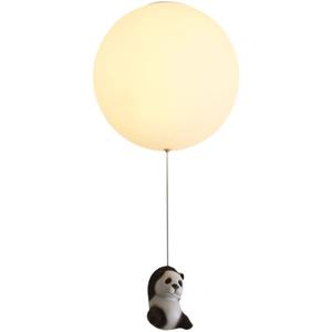 Lustre en forme de ballon de panda de dessin animé minimaliste nordique, lumières suspendues confortables à bulles pour les chambres d'enfants, les chambres à coucher, les couloirs - Product Image 4