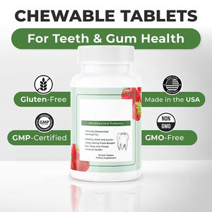 Capsules OEM Probiotiques Dentaires pour les Gencives, les Dents et l'Haleine Fraîche, Soutien Immunitaire et Bienfaits Antioxydants - 30 Comprimés - Product Image 3