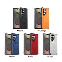 Étui de téléphone magnétique mat en PC et TPU antichoc de qualité supérieure pour S26 Ultra