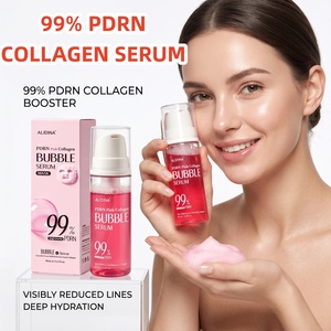 Siero Peptidico Rosa Effetto Luminosità Anti-età al Collagene Profondo PDRN Purezza 99% per Perfezionamento dei Pori, a Marchio Privato - Product Image 1