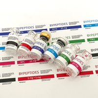 Étiquettes d'emballage personnalisées pour flacons de peptides pharmaceutiques 5 mg 10 mg