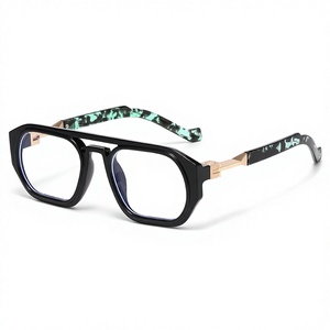 Nuevas Gafas de <span class=keywords><strong>Sol</strong></span> Unisex con Marco Cuadrado de Doble Puente y Protección UV400, Estilo Urbano Europeo Americano, Retro y Moderno - Product Image 4