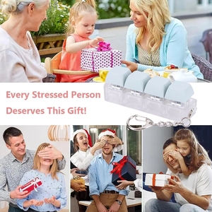 Özel Çoklu Renk Seçenekleri Anime Tuş Başlıkları Tasarımı Led Tuş Başlığı <span class=keywords><strong>Fidget</strong></span> Klavye Tıklama Oyuncağı <span class=keywords><strong>Fidget</strong></span> Anahtarlık Stimülasyon Oyuncağı - Product Image 3