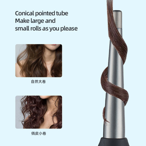 <span class=keywords><strong>Fer</strong></span> à <span class=keywords><strong>friser</strong></span> rotatif anti-brûlure à cône de vague pour créer un curling naturel. - Product Image 3