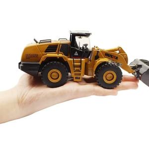 รถดันดิน SJY-1714 ขนาด 1:50 ของเล่นรถก่อสร้างแบบหล่อขึ้นรูปโลหะผสม รุ่นจำลองรถบูลโดเซอร์ขนาดเล็ก 1/50 - Product Image 4