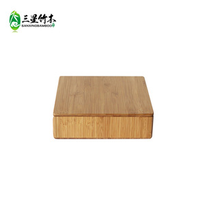 Cajas de bambú para frutos secos al por mayor de fábrica con tapas, cajas de almacenamiento para frutas y nueces, compartimentos divididos, capacidad para almacenar refrigerios - Product Image 4
