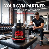Poudre Protéinée Mass Gainer 1kg – Supplément Hyperprotéiné pour la Prise de Masse Musculaire – Favorise la Croissance et la Développement Musculaire – Nutrition Sportive OEM ODM