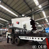 100tph Mining Quarry Beweglicher Vibrator Bildschirm Triple Deck Mobile Vibration Screening Plant Preis