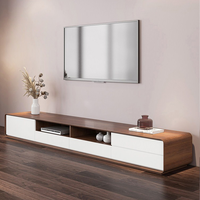 Mueble de TV MEGA clásico moderno de lujo, muebles de metal de alta calidad con almacenamiento para sala de estar