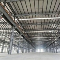 Kit de construction métallique à faible teneur en carbone certifié CE, structure industrielle en acier à dimensions personnalisées, robuste et stable, pour usine