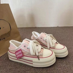 Tenis de <span class=keywords><strong>Plataforma</strong></span> Vulcanizados para Mujer 2025, Venta al por Mayor, de Moda, Baratos de Lona, Casuales, Deportivos para Correr y Skateboard - Product Image 6