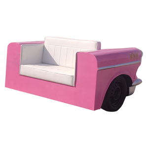 ホームレストランの装飾クラシックな車の形をしたソファレストランブースシーティングバーカーダイナーブース - Product Image 4